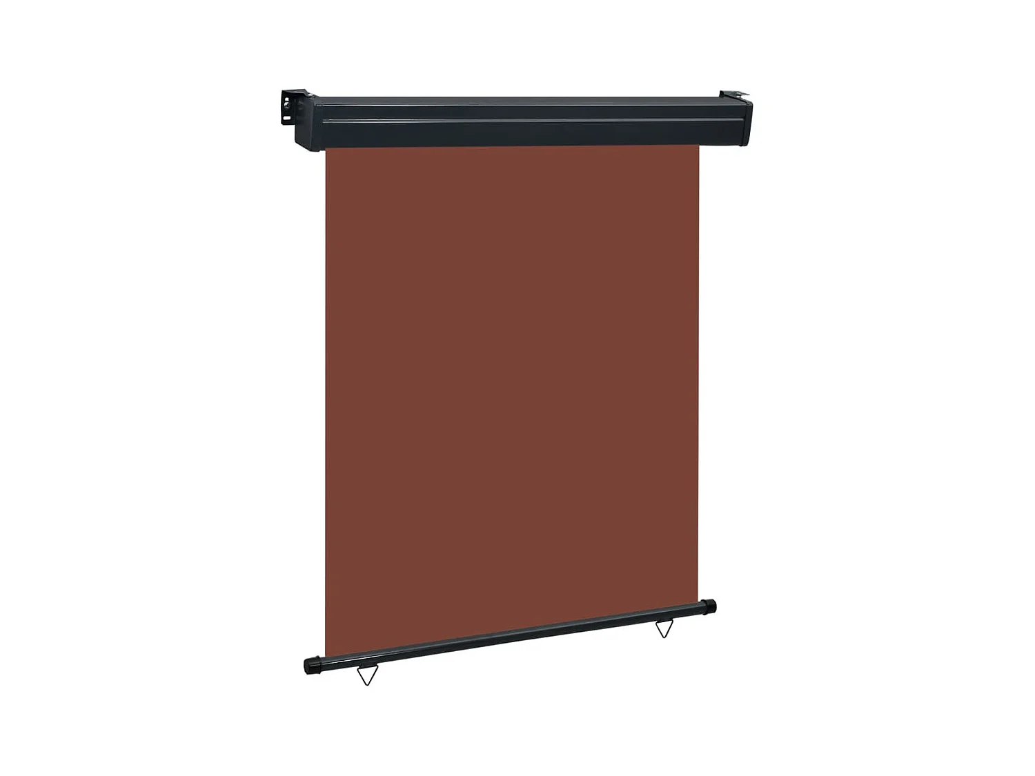 Auvent latéral de balcon 140x250 Marron