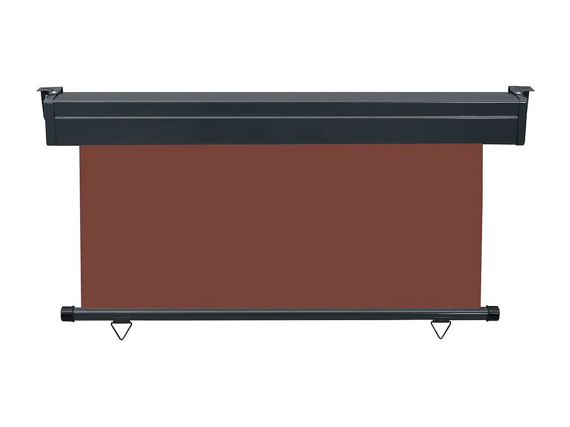 Auvent latéral de balcon 140x250 Marron