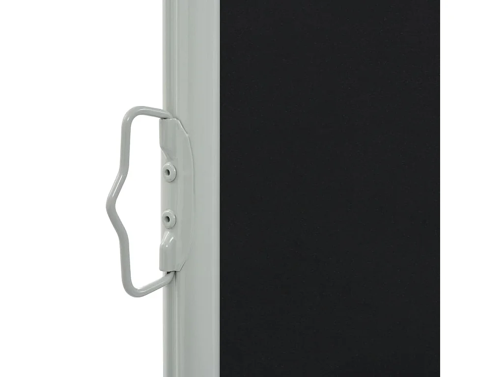 Auvent latéral rétractable de patio 100x300 Noir