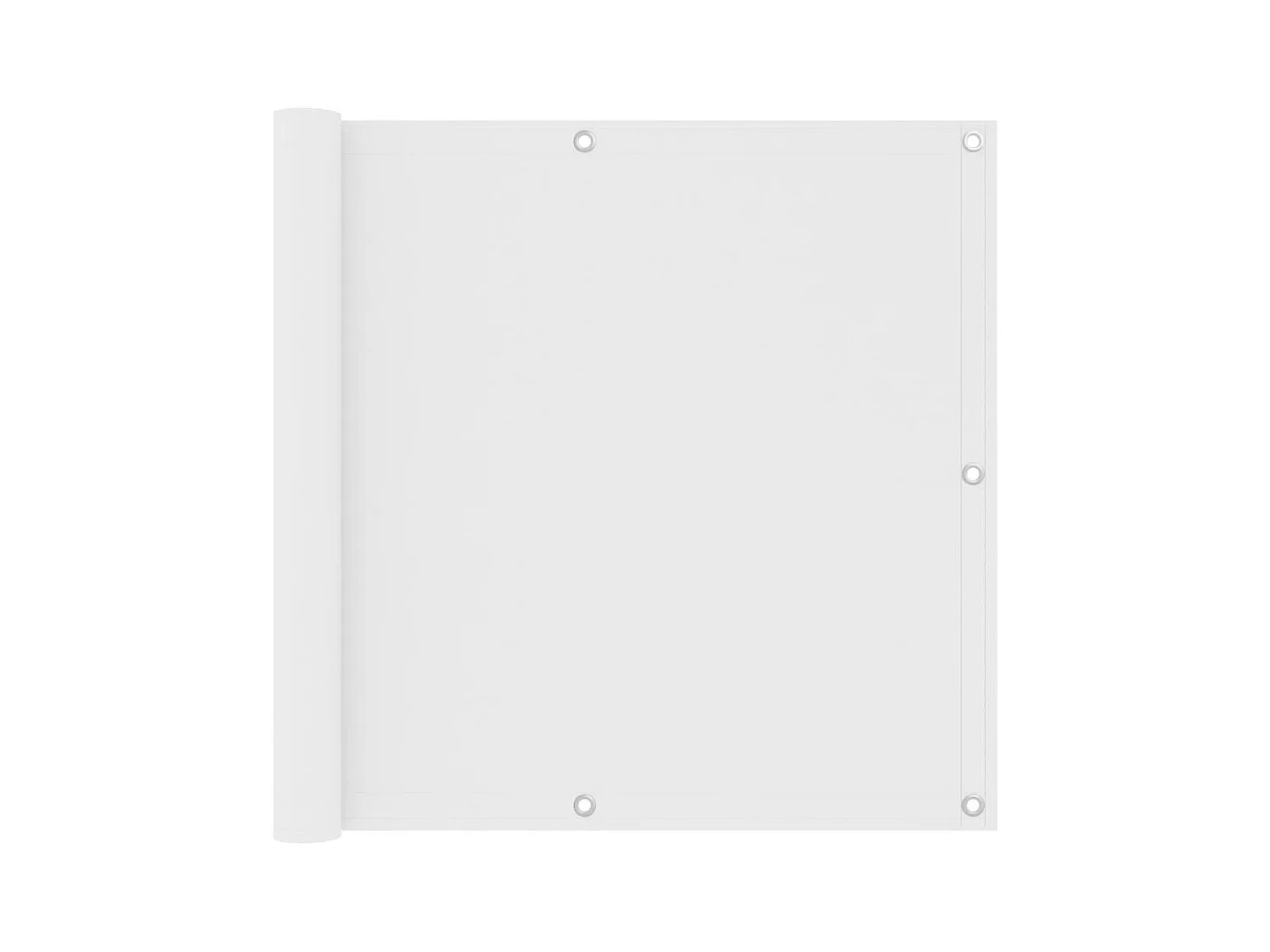 Écran de balcon Blanc 90x500 Tissu Oxford