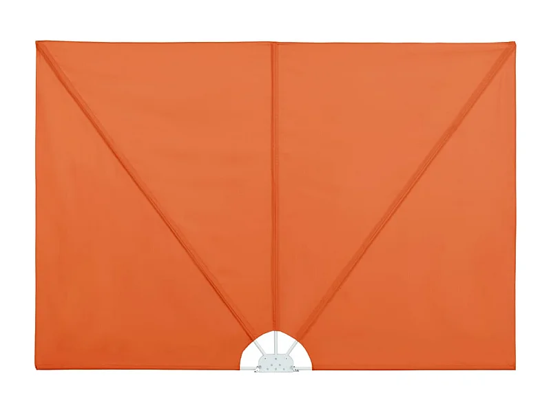 Auvent latéral pliable de terrasse Terre cuite 400x200