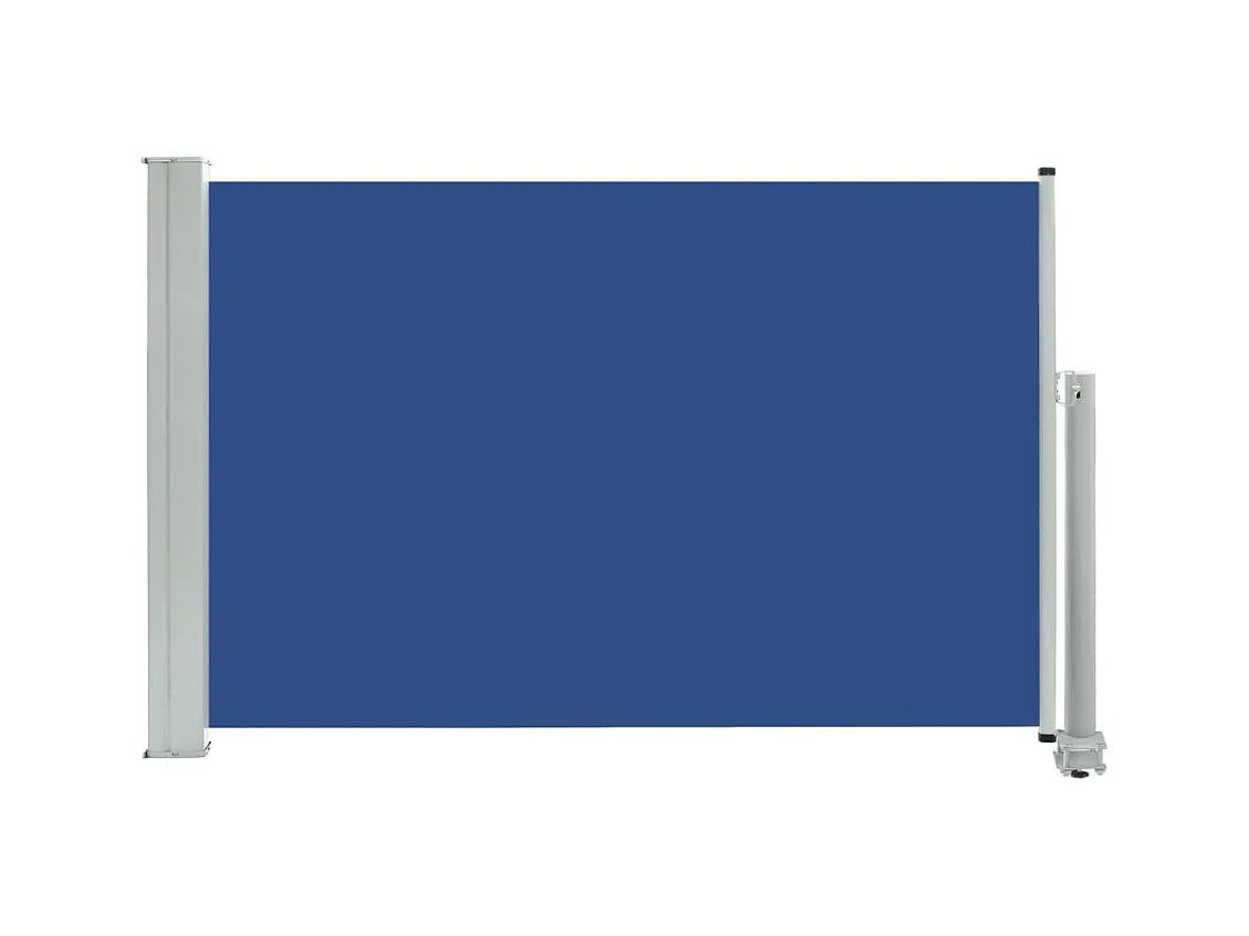 Auvent latéral rétractable de patio 60x300 Bleu