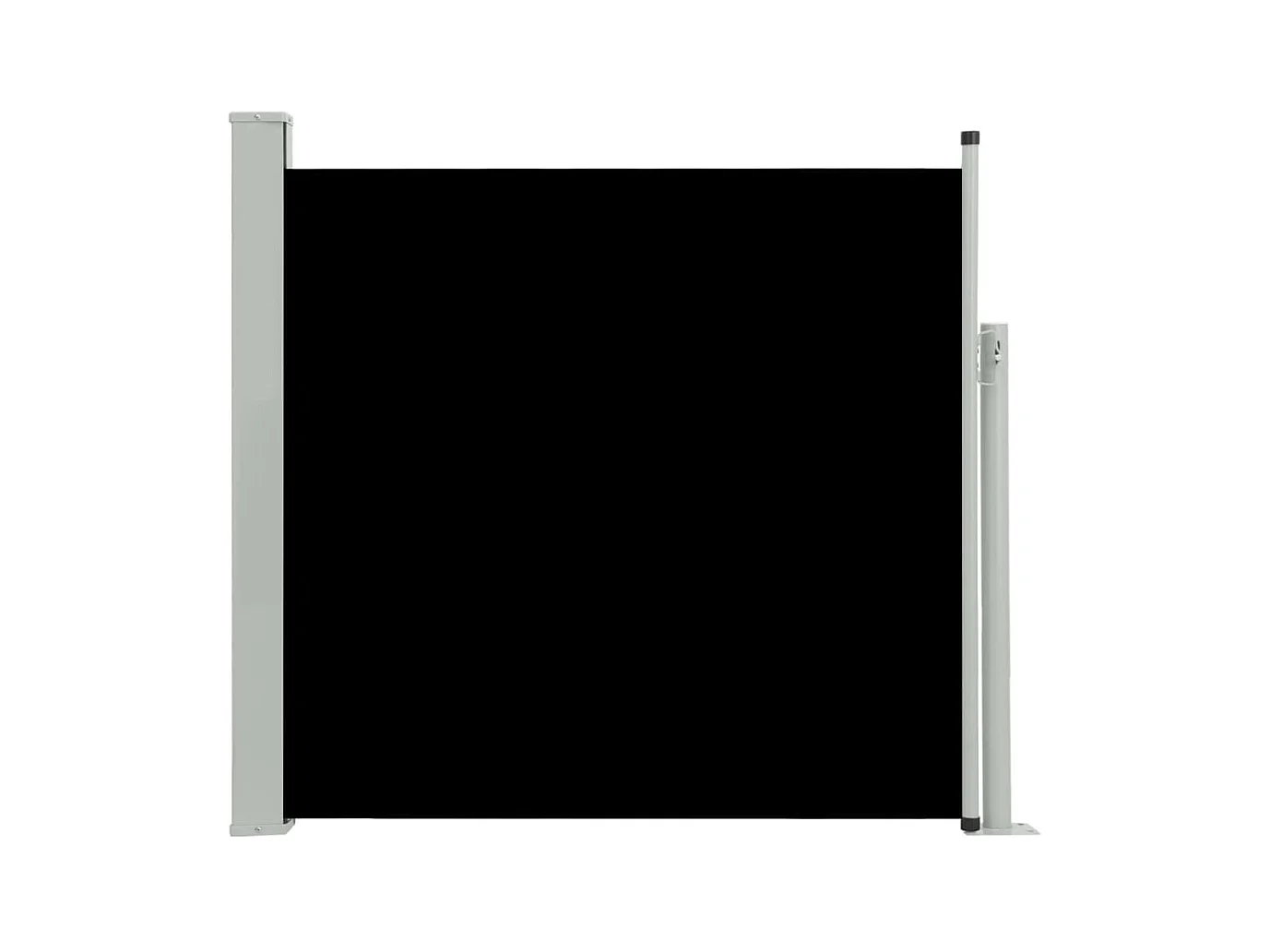 Auvent latéral rétractable de patio 170x300 Noir