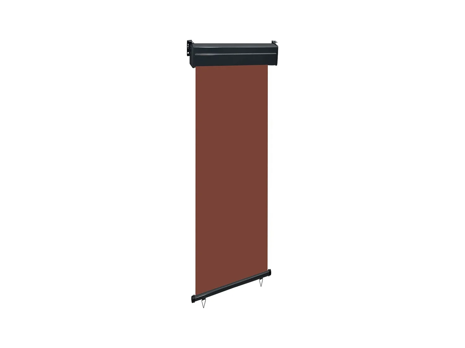 Auvent latéral de balcon 60x250 Marron