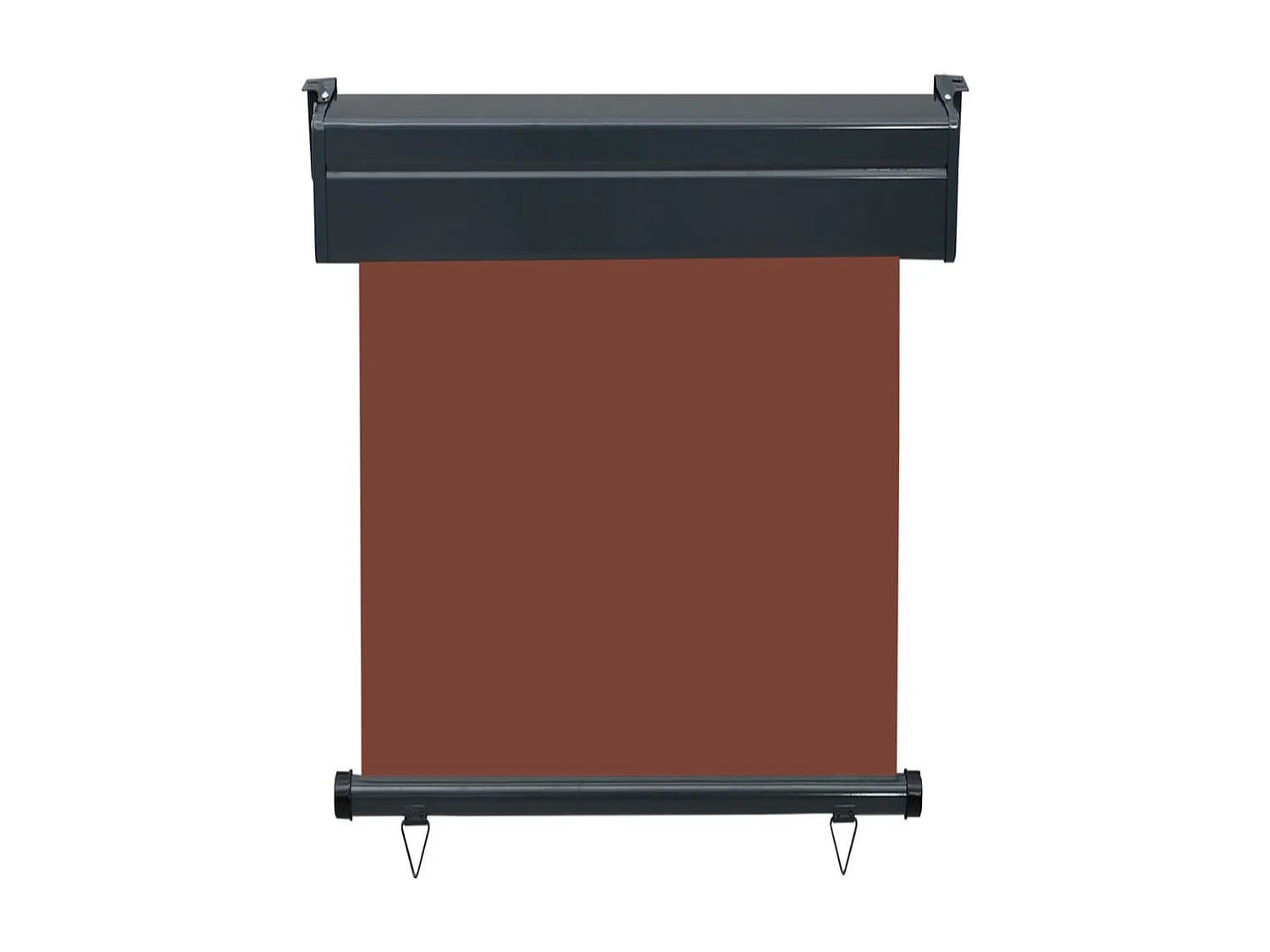 Auvent latéral de balcon 60x250 Marron