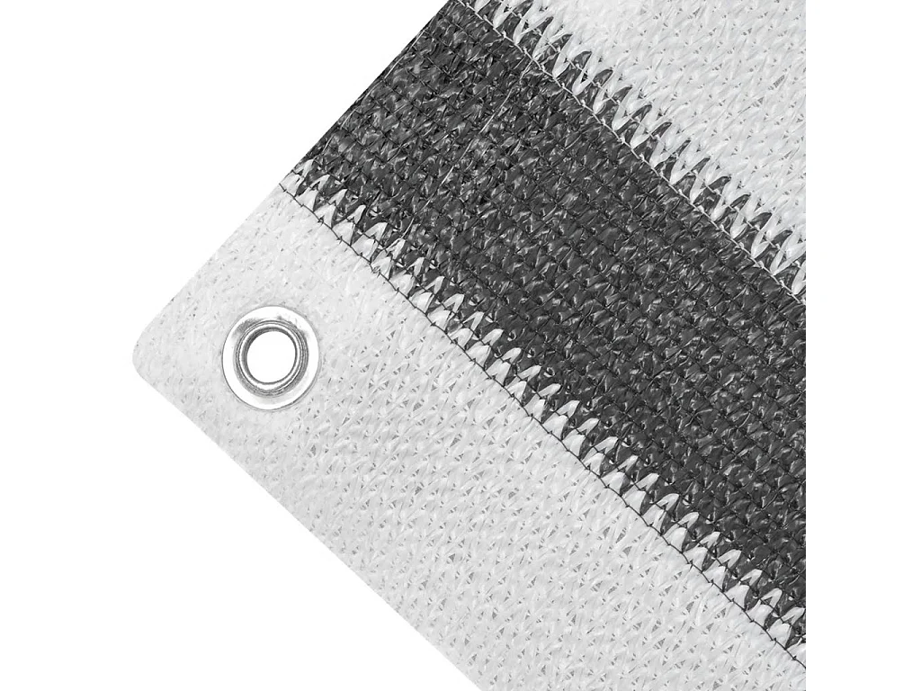 Écran de balcon en PEHD 90x600 Anthracite et blanc