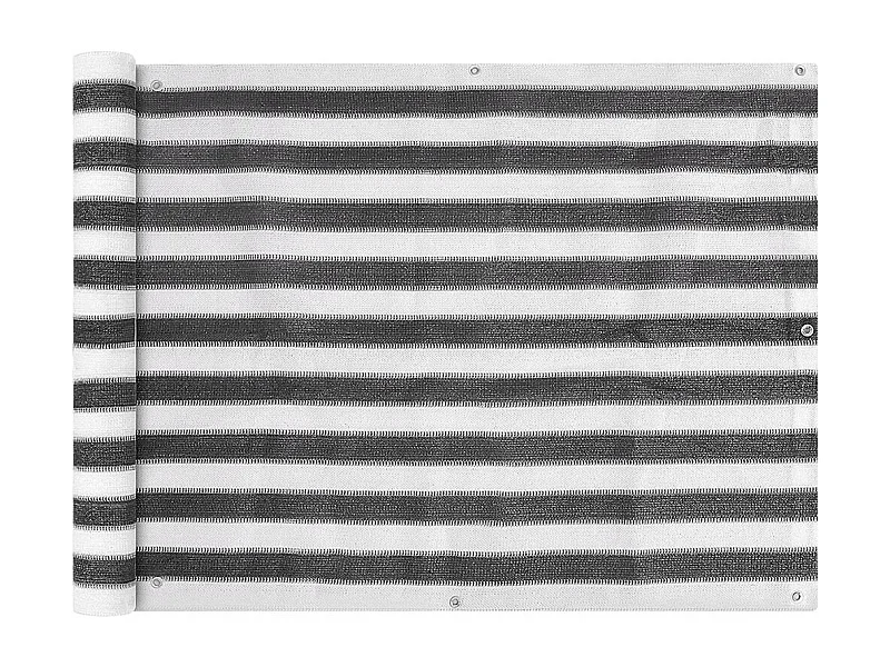 Écran de balcon en PEHD 90x600 Anthracite et blanc