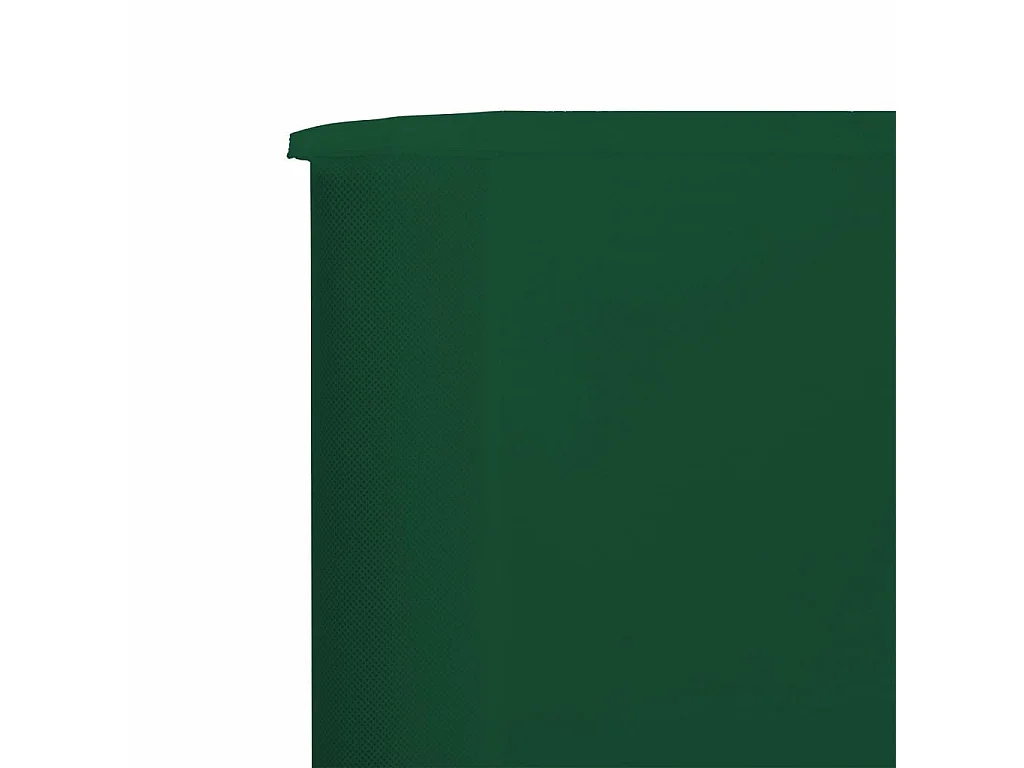Paravent 3 panneaux Tissu 400x160 Vert