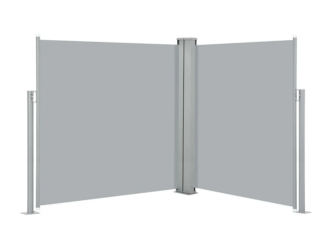Auvent latéral rétractable Anthracite 140x600