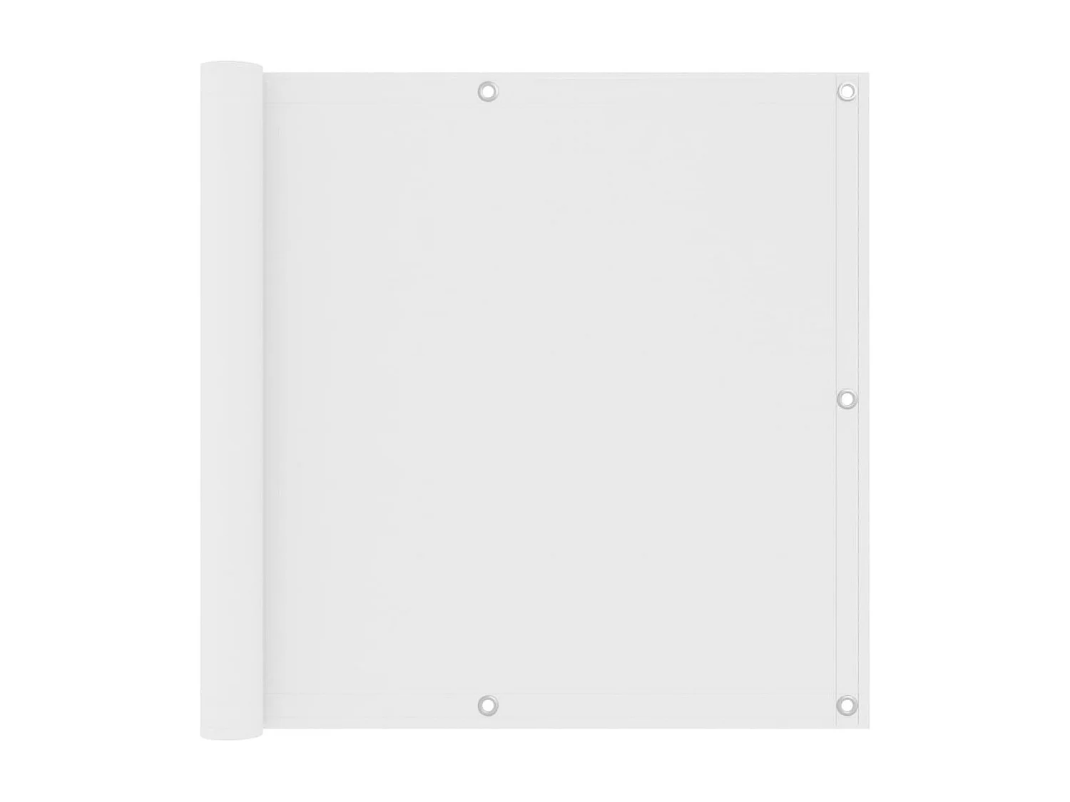 Écran de balcon Blanc 90x400 Tissu Oxford