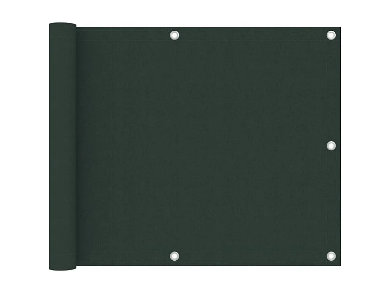 Écran de balcon Vert foncé 75x300 Tissu Oxford