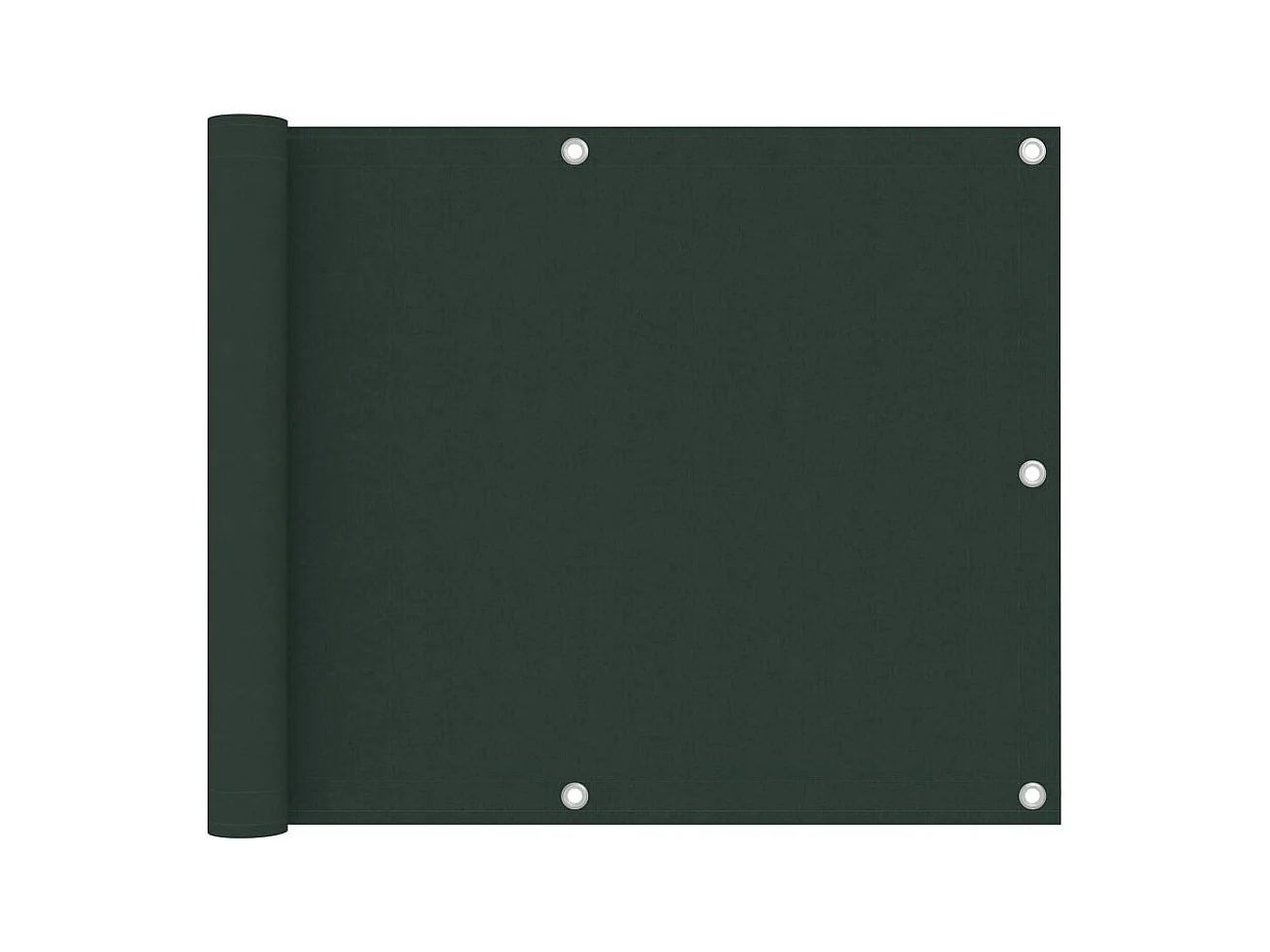 Écran de balcon Vert foncé 75x300 Tissu Oxford
