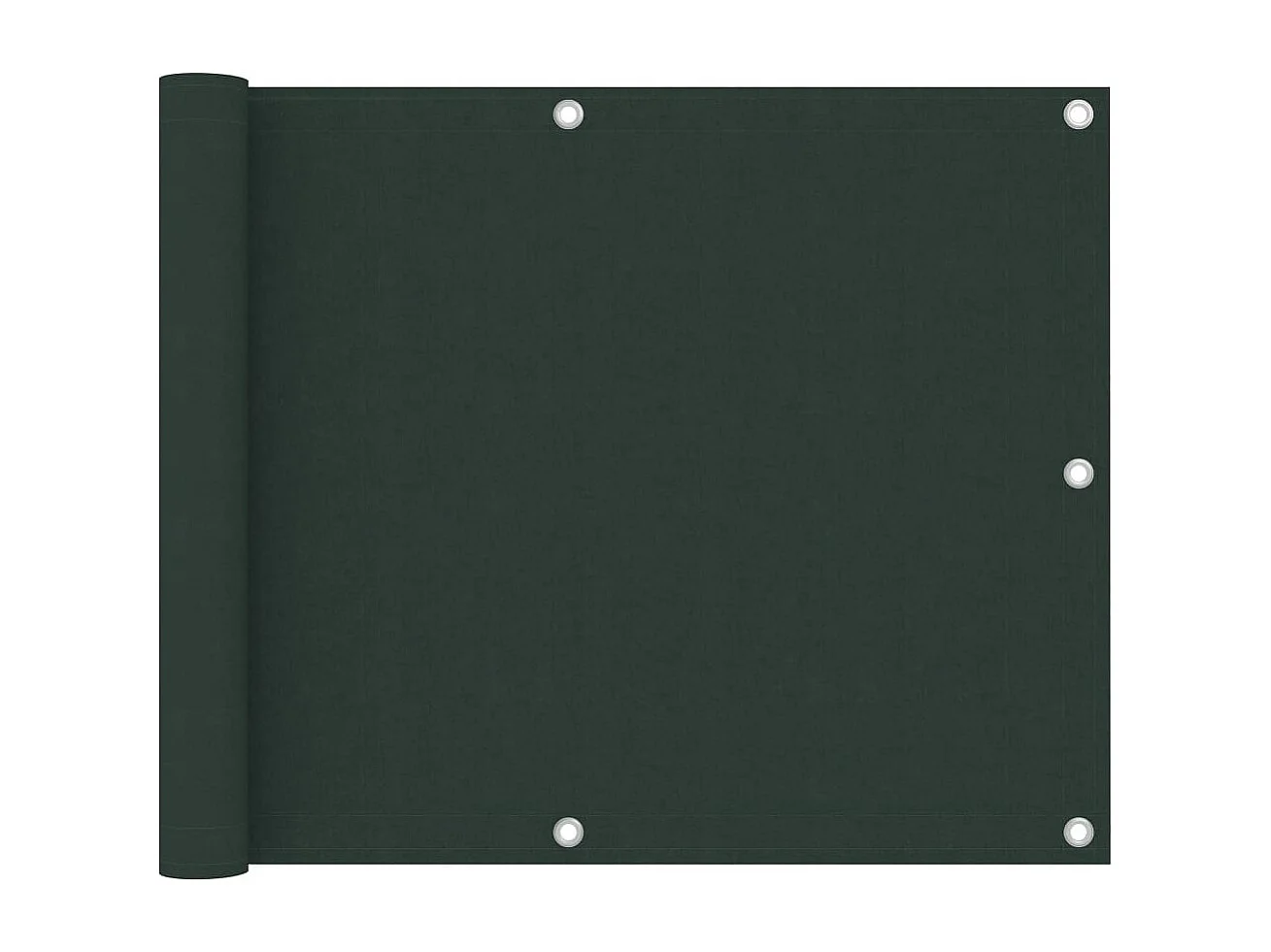 Écran de balcon Vert foncé 75x300 Tissu Oxford