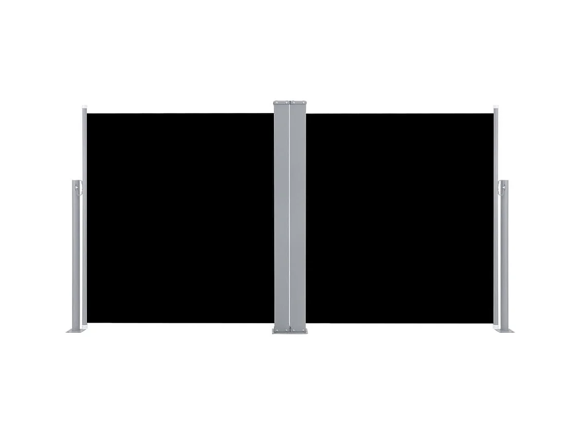 Auvent latéral rétractable Noir 120x600