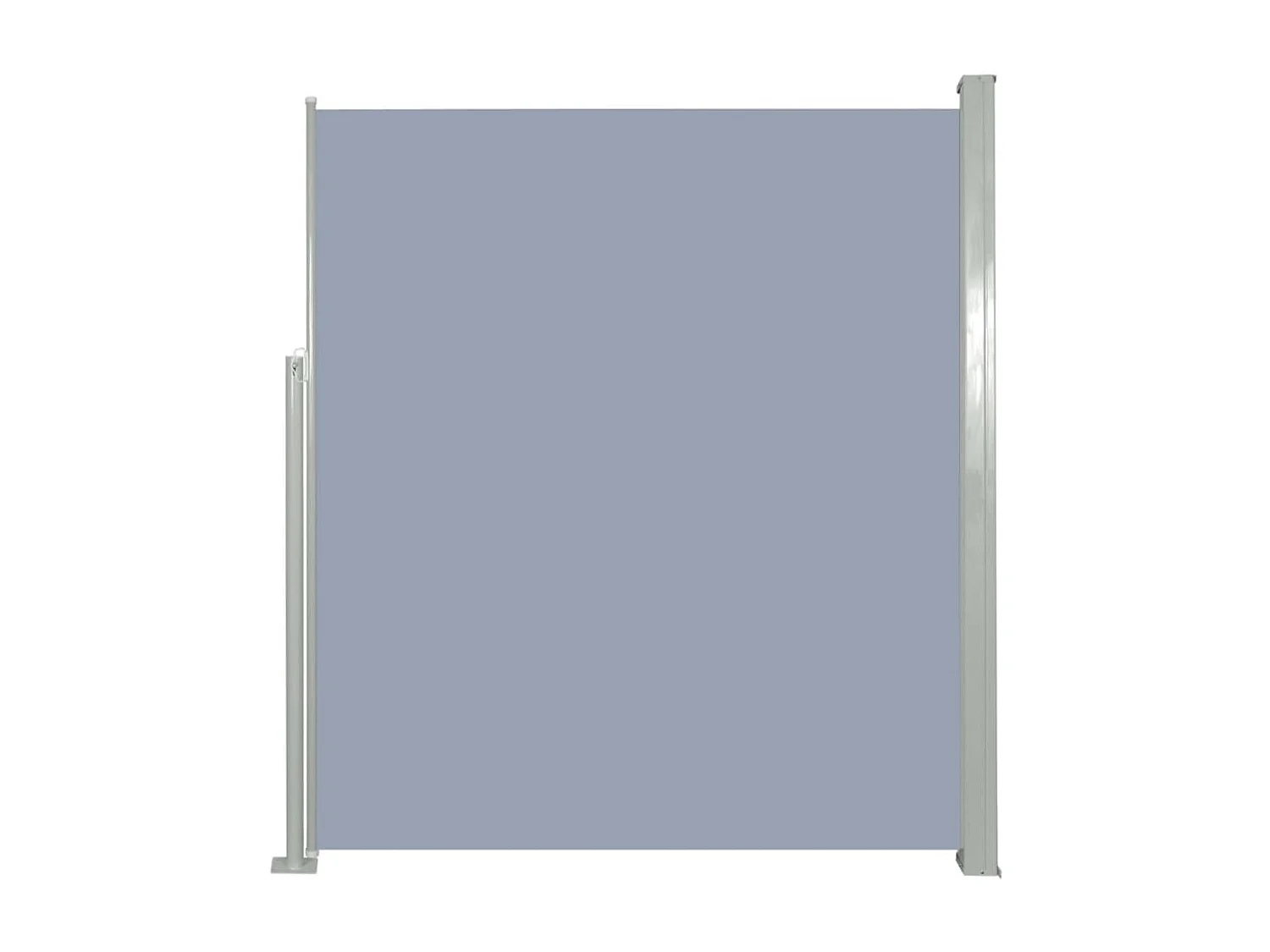 Auvent latéral rétractable de patio 160x300 Gris 2