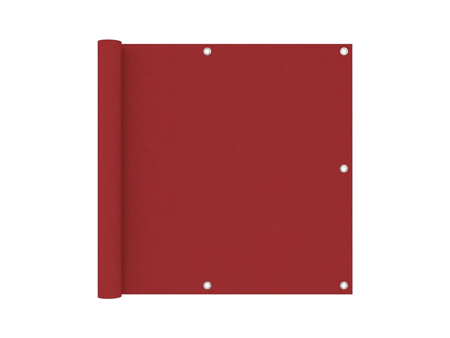Écran de balcon Rouge 90x600 Tissu Oxford