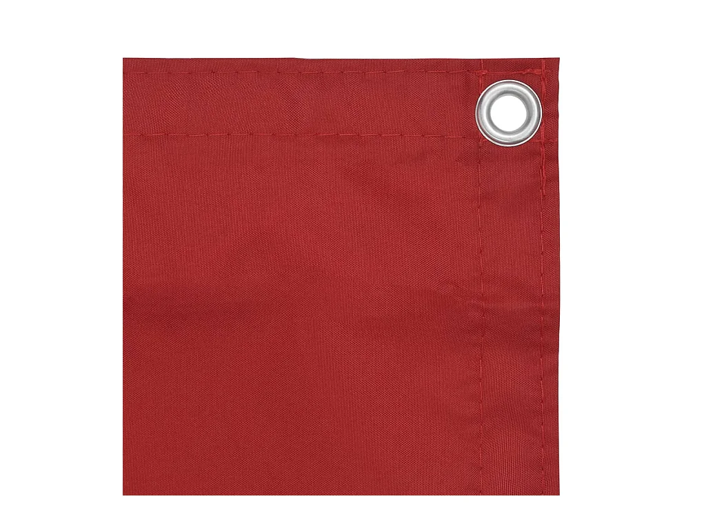 Écran de balcon Rouge 90x600 Tissu Oxford