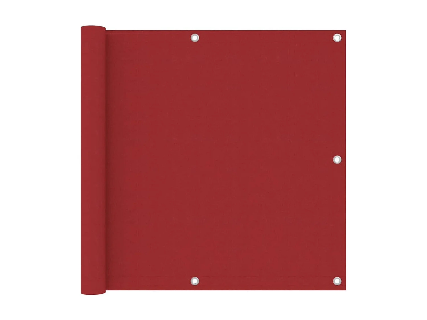 Écran de balcon Rouge 90x600 Tissu Oxford