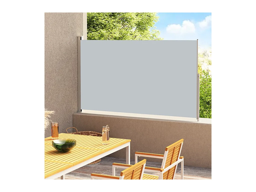 Auvent latéral rétractable de patio 200x300 Anthracite
