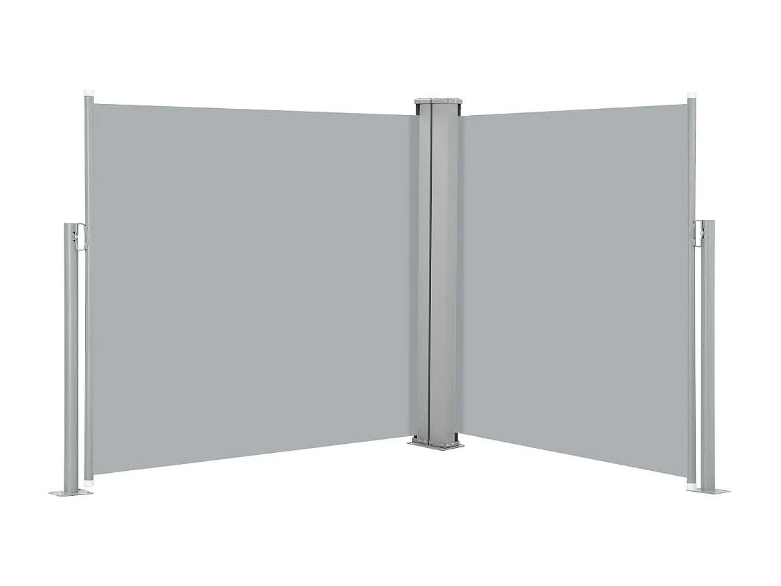 Auvent latéral rétractable Anthracite 120x600