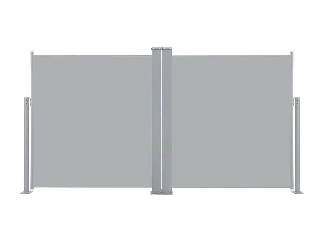 Auvent latéral rétractable Anthracite 120x600