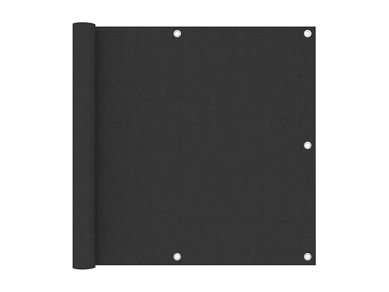 Écran de balcon Anthracite 90x500 Tissu Oxford
