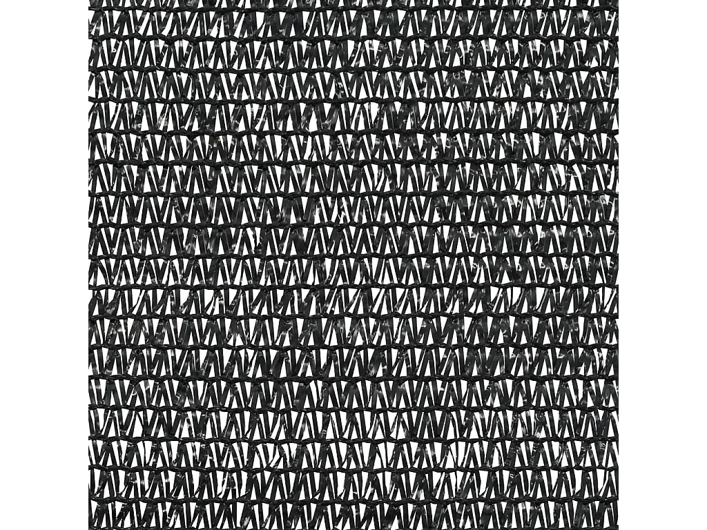 Filet brise-vue Noir 3,6x10 m PEHD 75 g-m²