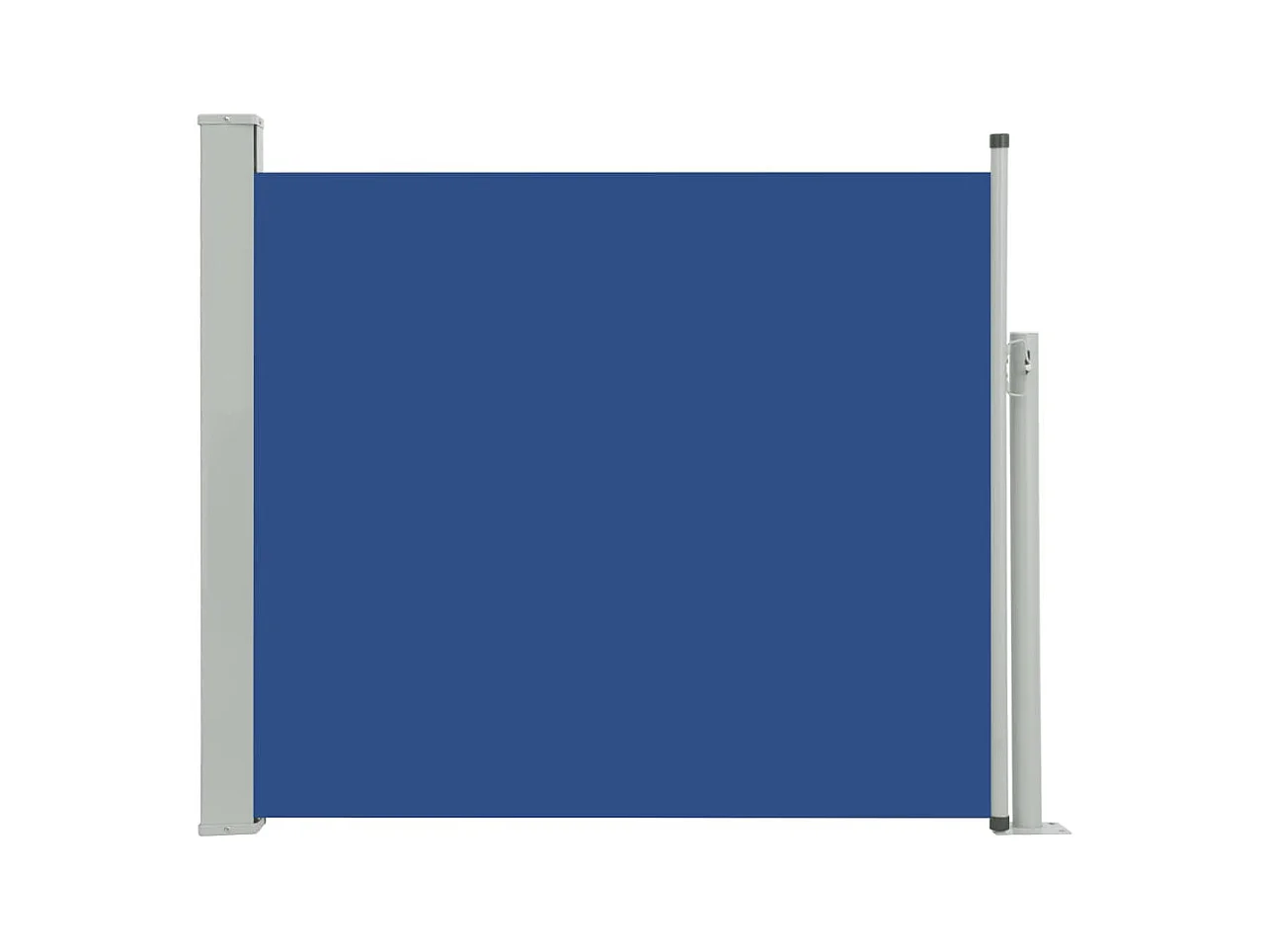 Auvent latéral rétractable de patio 100x300 Bleu 2