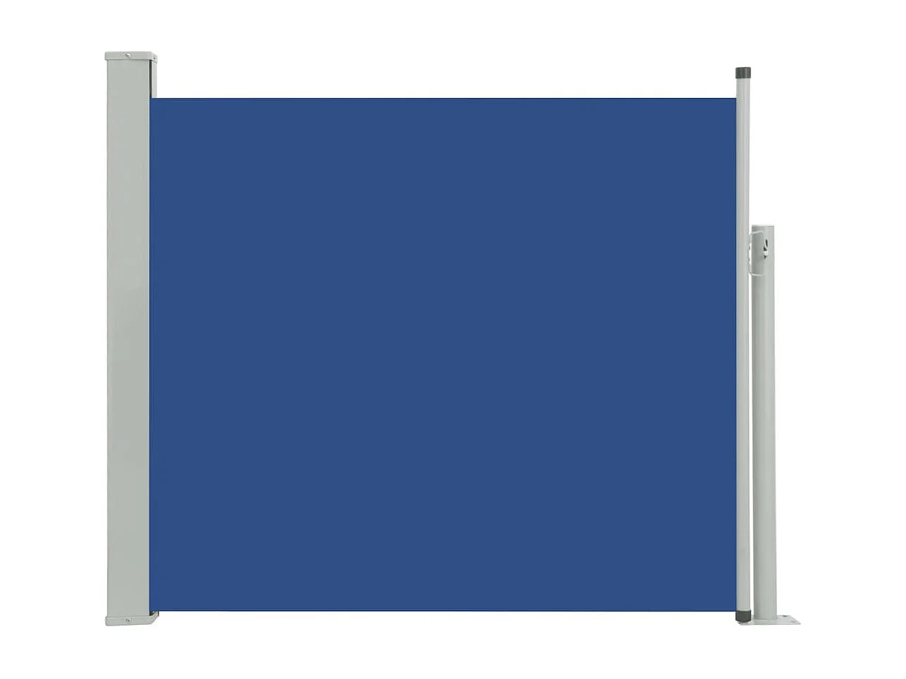 Auvent latéral rétractable de patio 100x300 Bleu 2