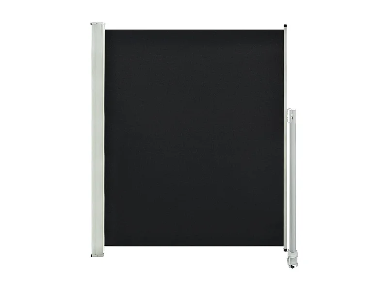 Auvent latéral rétractable de patio 160x300 Noir