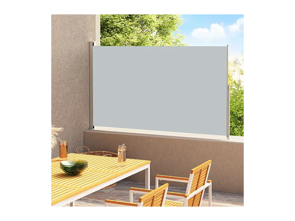 Auvent latéral rétractable de patio 180x300 Anthracite