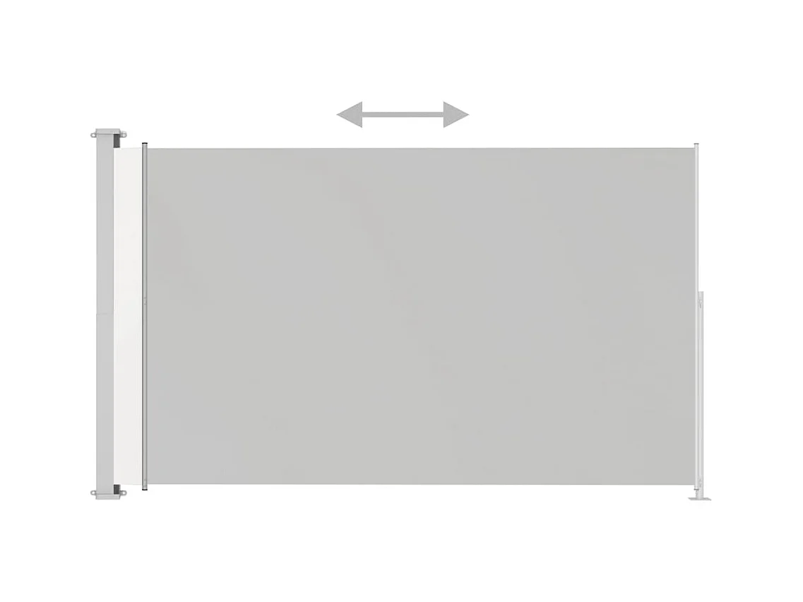 Auvent latéral rétractable de patio 200x300 Crème