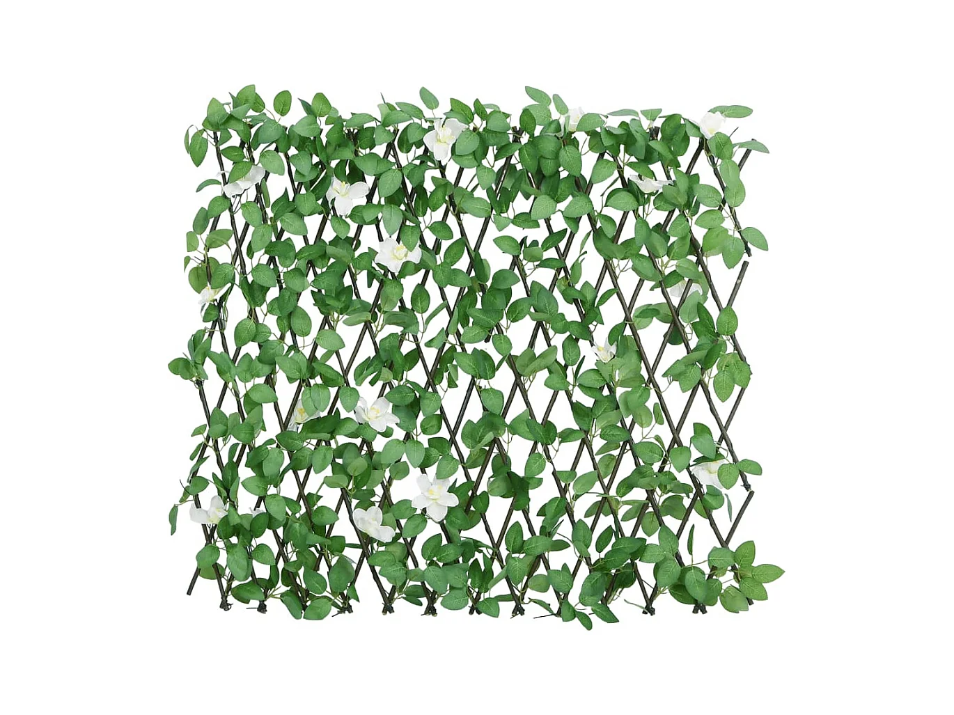 Treillis de lierre artificiel extensible vert 186x70