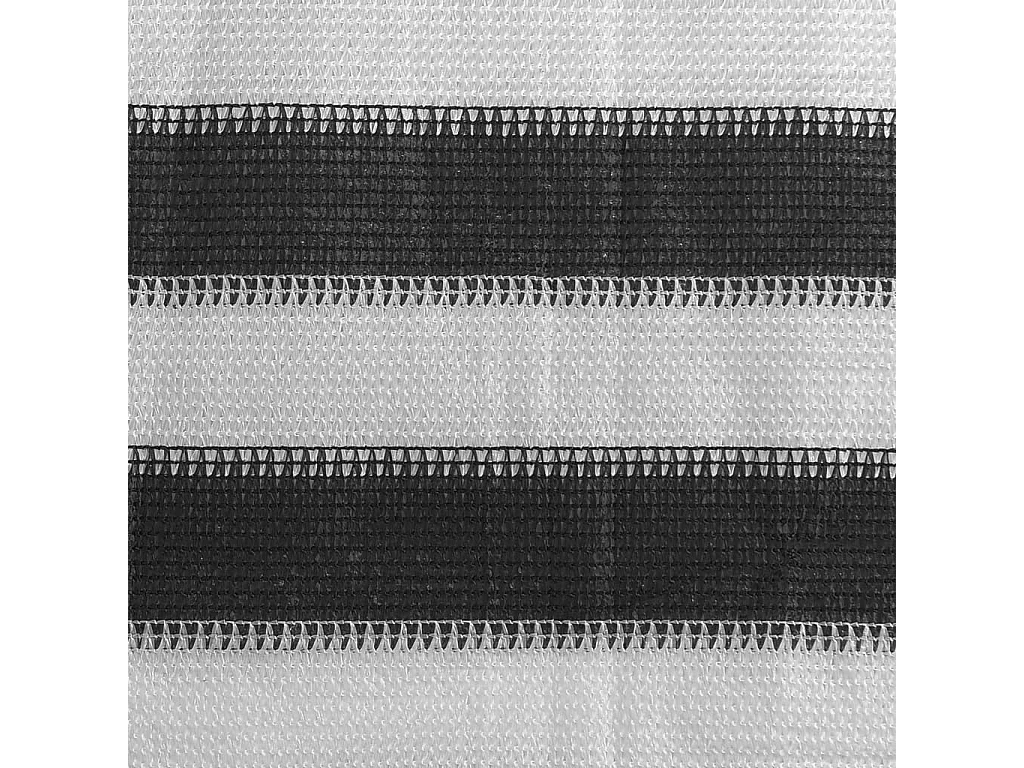Écran de balcon PEHD 120x500 Anthracite et blanc