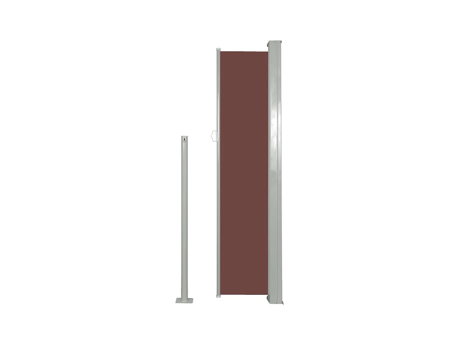Auvent latéral rétractable 140x300 Marron