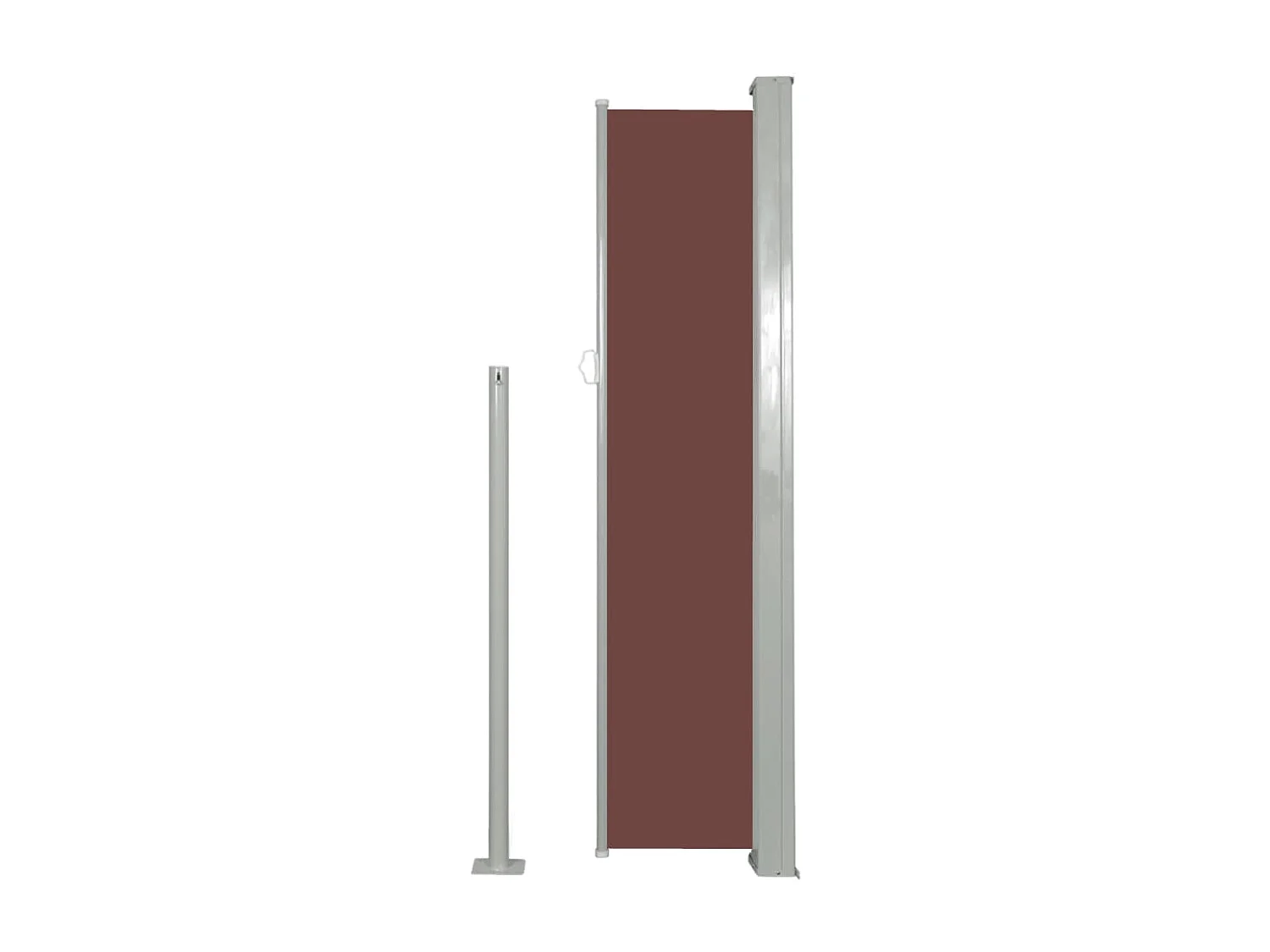 Auvent latéral rétractable 140x300 Marron