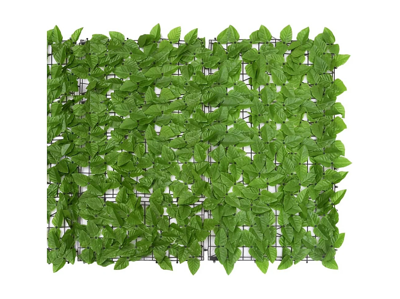 Écran de balcon avec feuilles vert 500x100