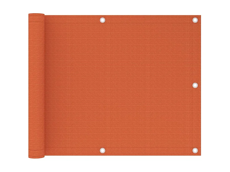 Écran de balcon Orange 75x300 PEHD
