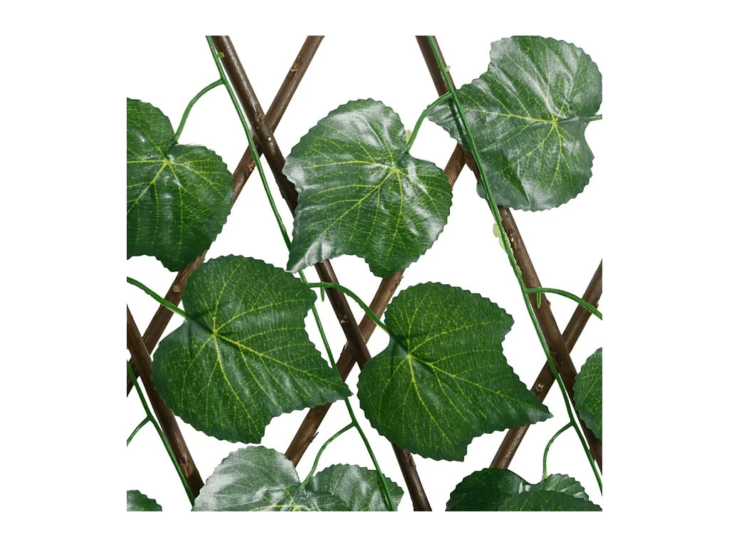 Treillis de feuille de vigne artificiel extensible 190x60
