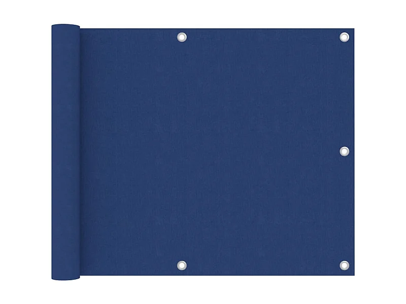 Écran de balcon Bleu 75x500 Tissu Oxford