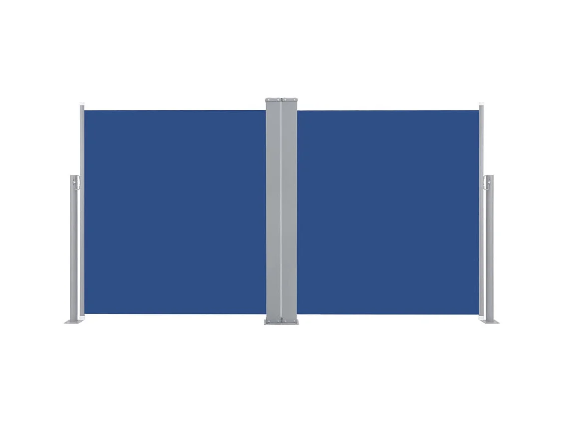 Auvent latéral rétractable Bleu 160x600