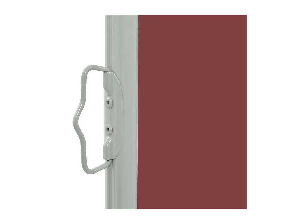 Auvent latéral rétractable de patio 60x300 Marron