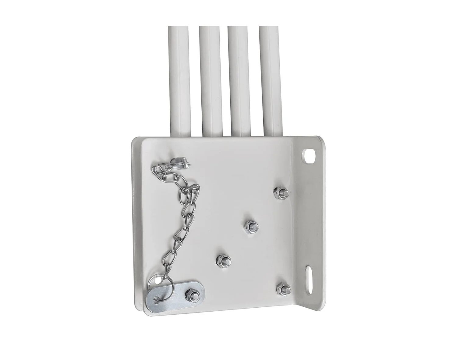 Auvent latéral pliable de balcon Terre cuite 210x210