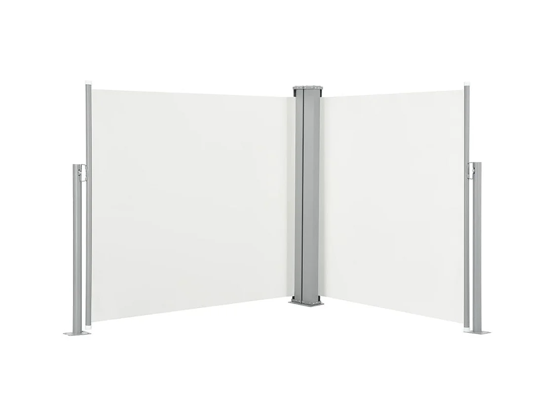 Auvent latéral rétractable Crème 120x600