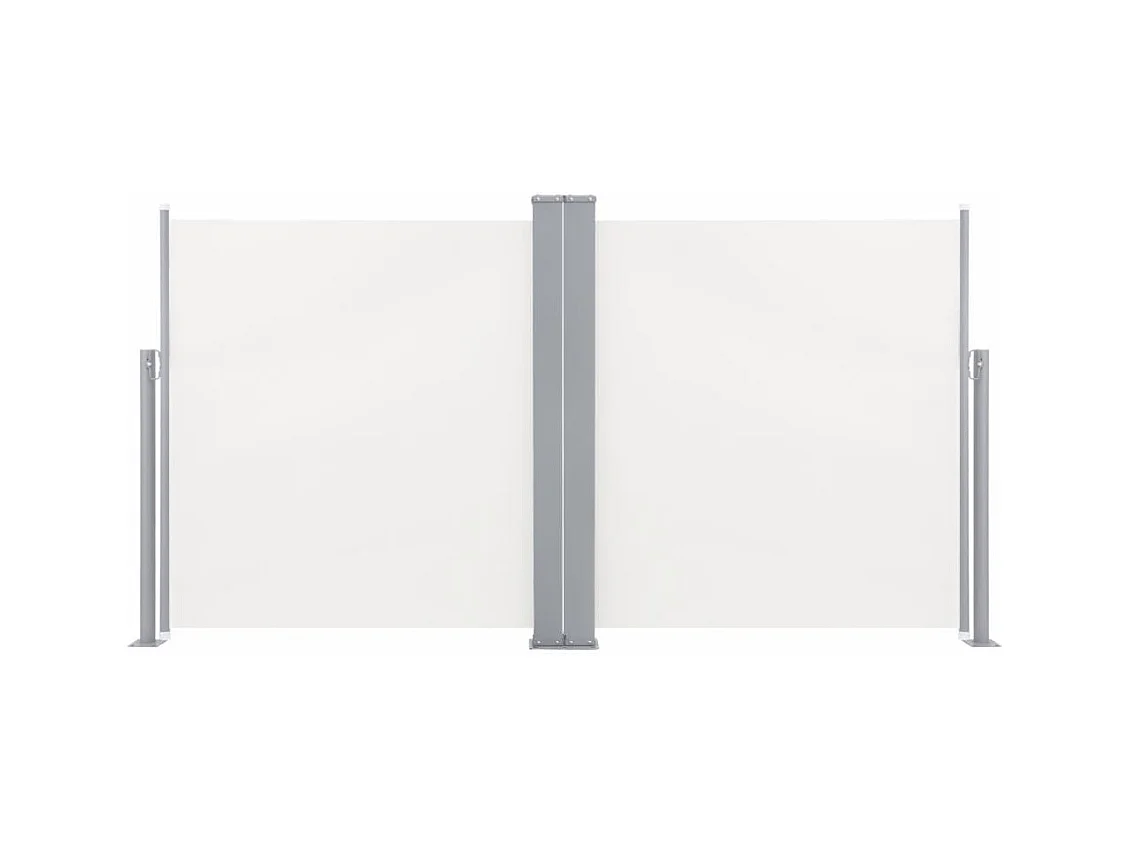 Auvent latéral rétractable Crème 120x600