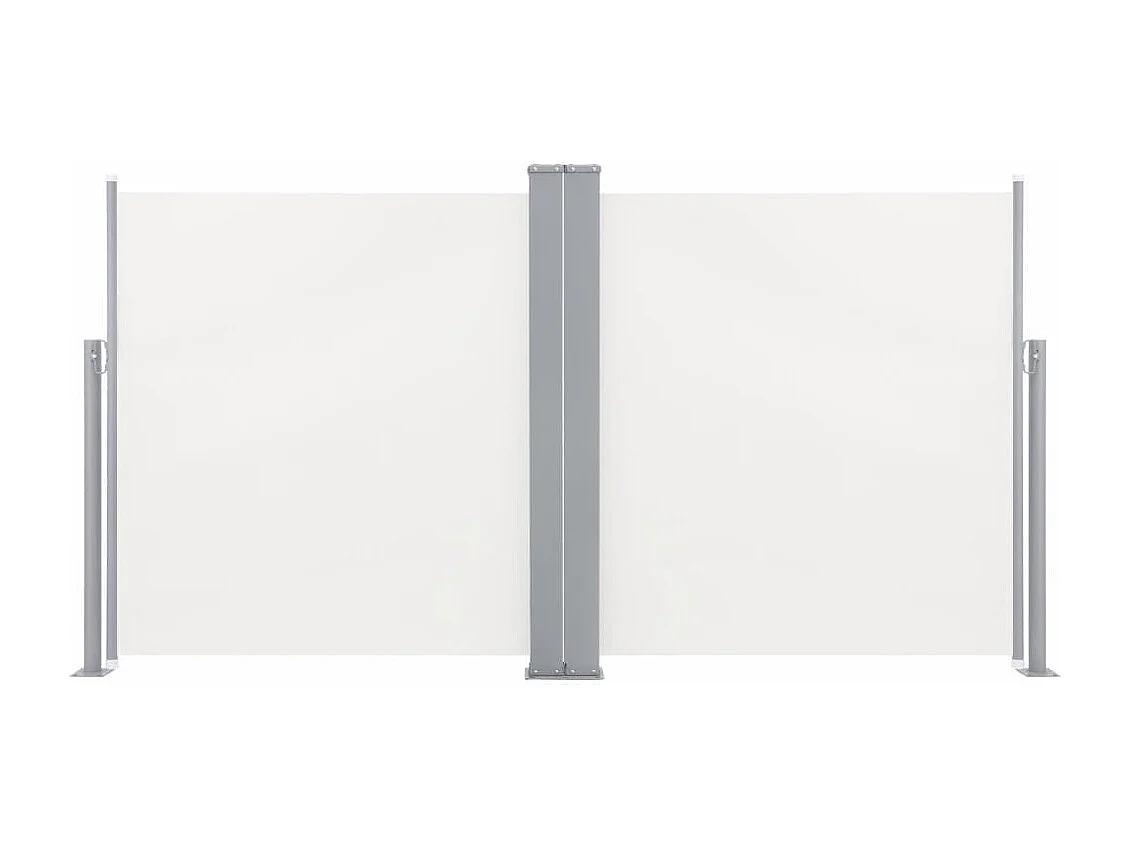 Auvent latéral rétractable Crème 120x600