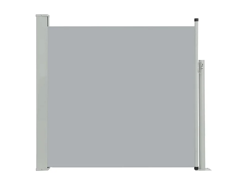 Auvent latéral rétractable de patio 170x300 Gris 2