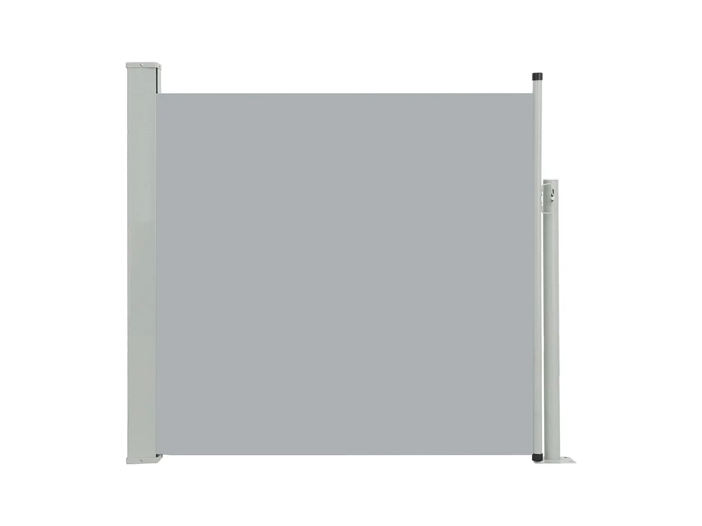 Auvent latéral rétractable de patio 170x300 Gris 2