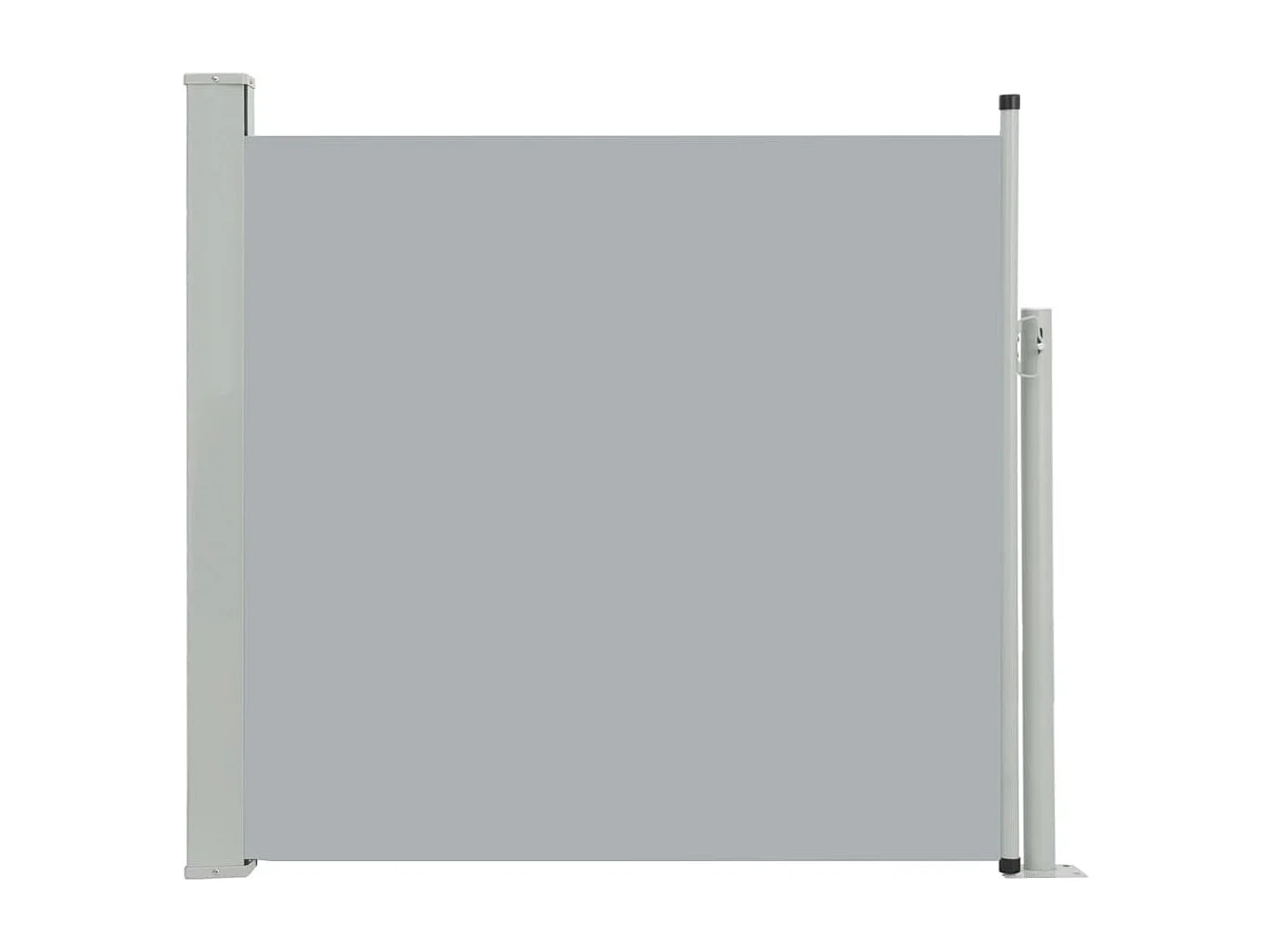 Auvent latéral rétractable de patio 170x300 Gris 2