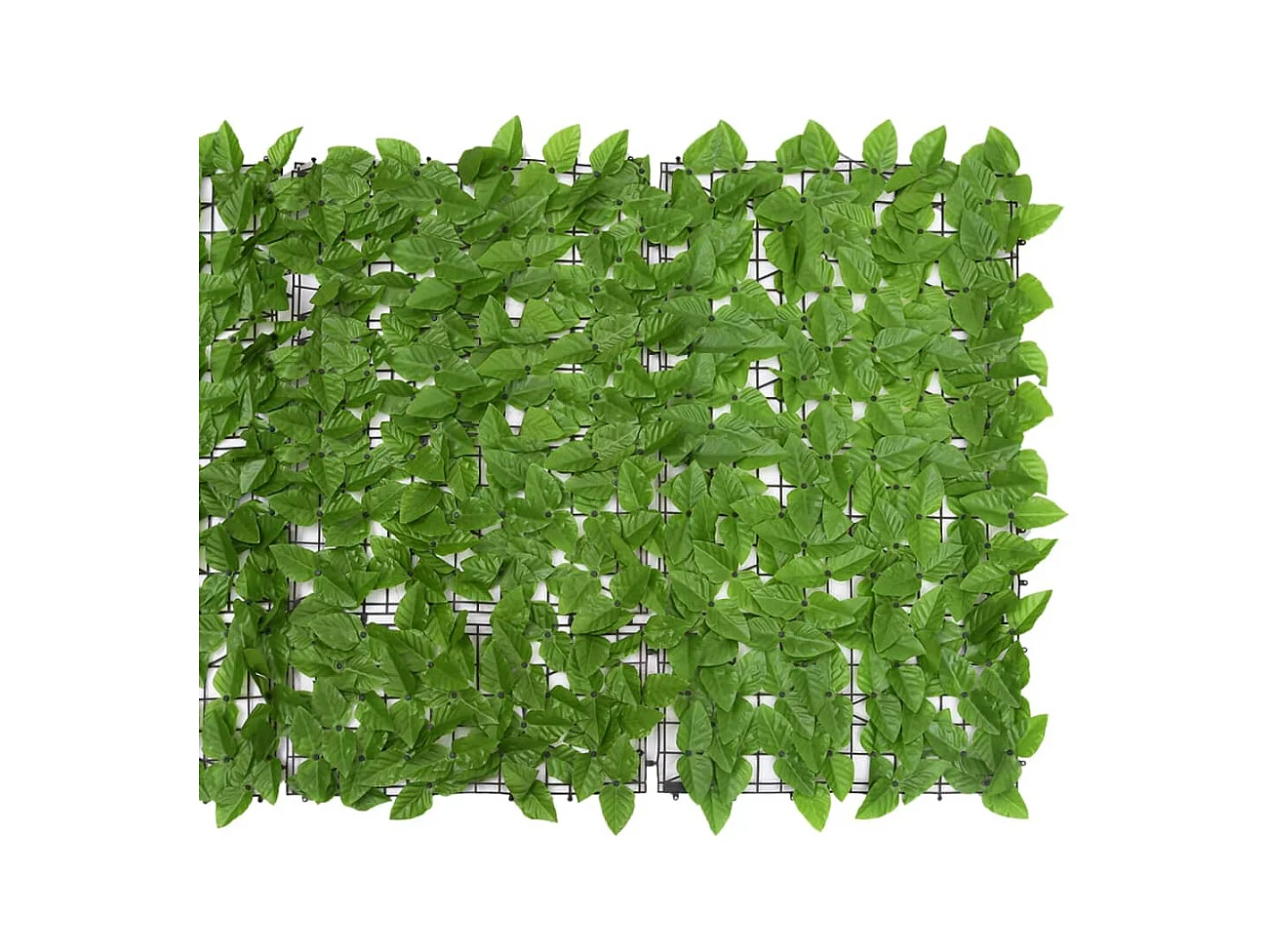 Écran de balcon avec feuilles vert 300x100